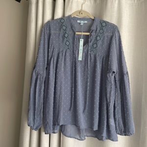Sea and Sky Blue, Large blouse
